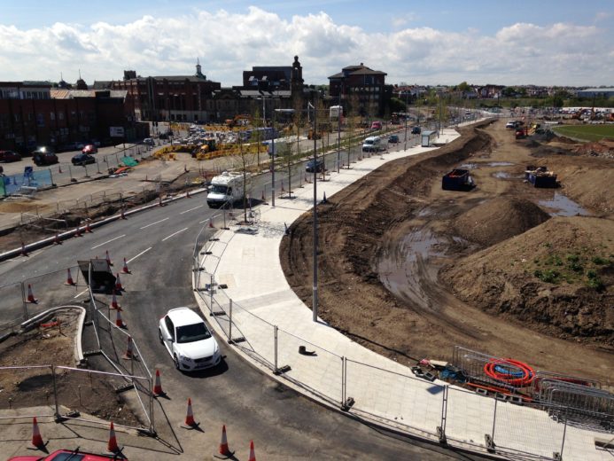 St. Mary's Way - finished installation, May 2014
