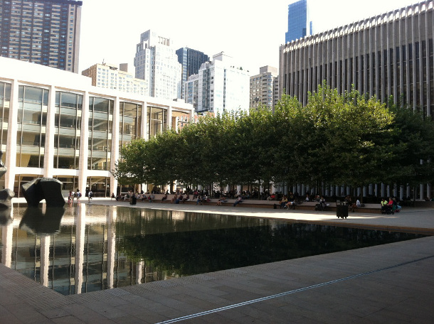 Lincoln Center trees 2012