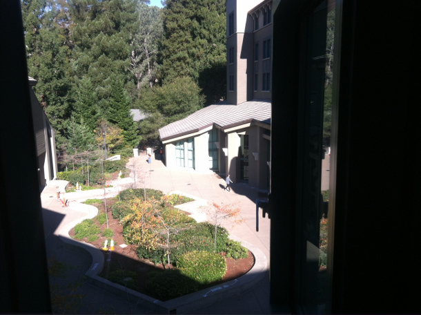 The original courtyard, before the renovation.