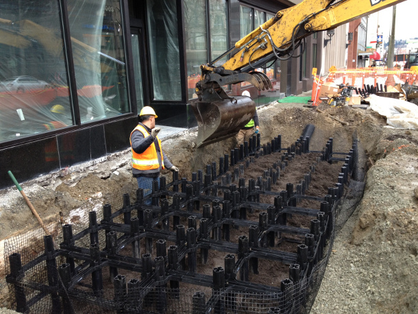 Silva Cells were installed along Pacific Avenue in Tacoma, WA.