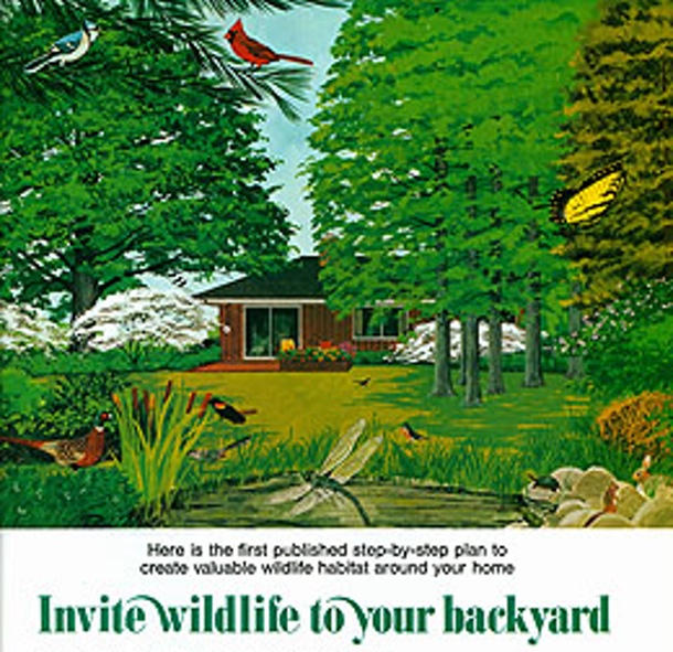 The cover of the original Jack Ward Thomas book, "Invite Wildlife to your Backyard."
