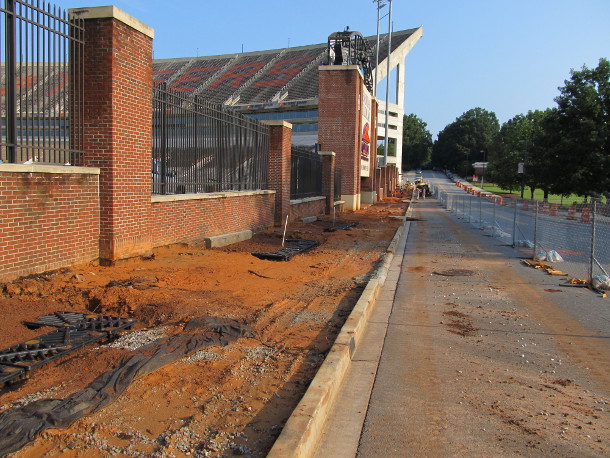 Clemson University soil cell Silva Cell - before (2011)