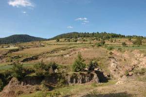 Whether soil is renewable or non-renewable is really more a question of how long it takes for soil to rebuild and recover after a disturbance, such as the erosion pictured here in the central Mexican Highlands. Photo: CIMMYT