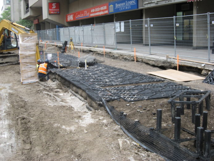 Queens Quay soil and decks