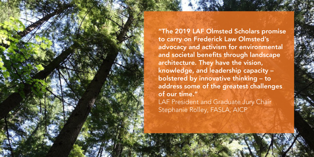 Olmsted Scholars Announced! DeepRoot Blog